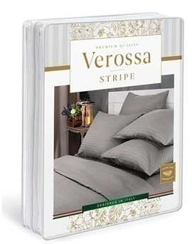 КПБ  страйп-сатин (нав 70*70) Verossa Stripe <70274 Dark green>